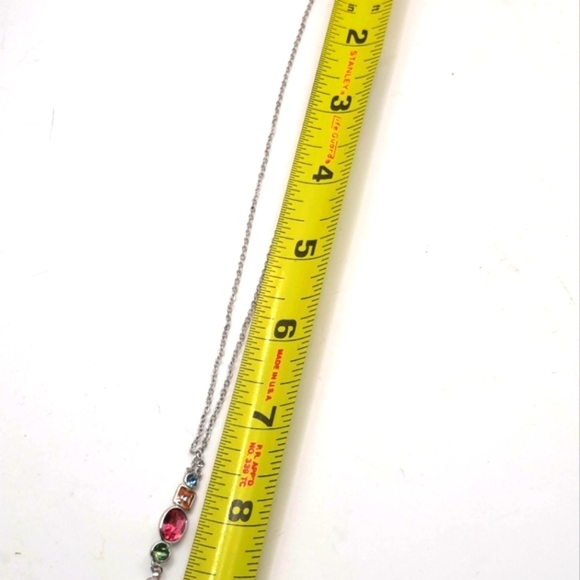 New Gumdrop Swarovski Crystals adjustable necklace - Picture 6 of 11